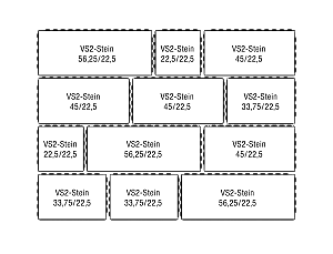 Steinzeichnung Arcado Wilder Reihenverband