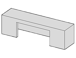 Steinzeichnung Dacapo Sitzcube