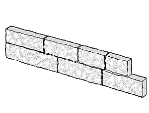 Steinzeichnung Santuro Fassaden-Verblend-Vormauersystem
