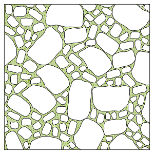 Verlegemuster Arena gemischte Verlegung