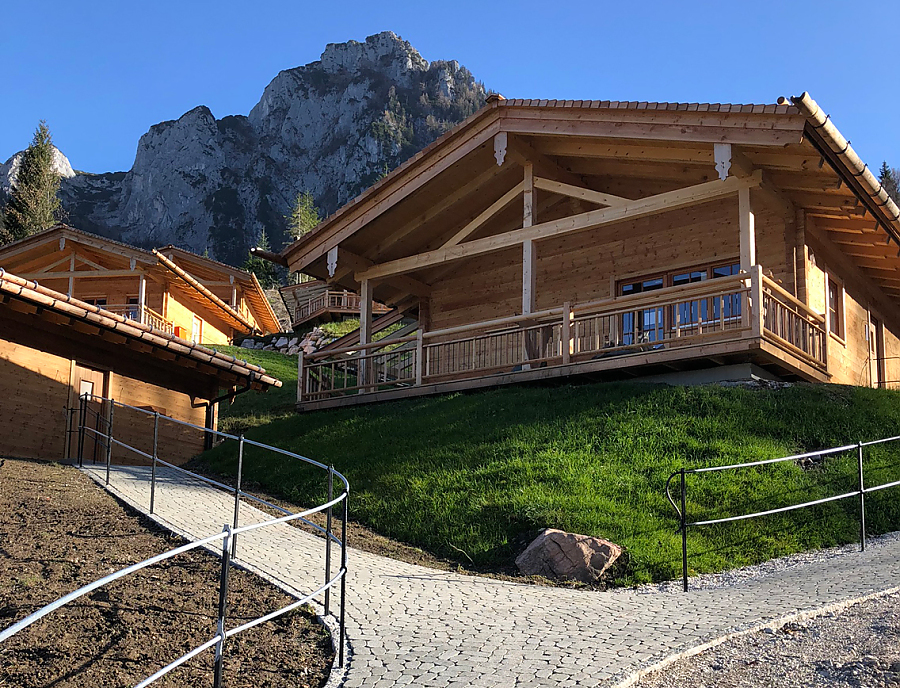 Almdorf in Schönau mit ARENA Pflastersteinen