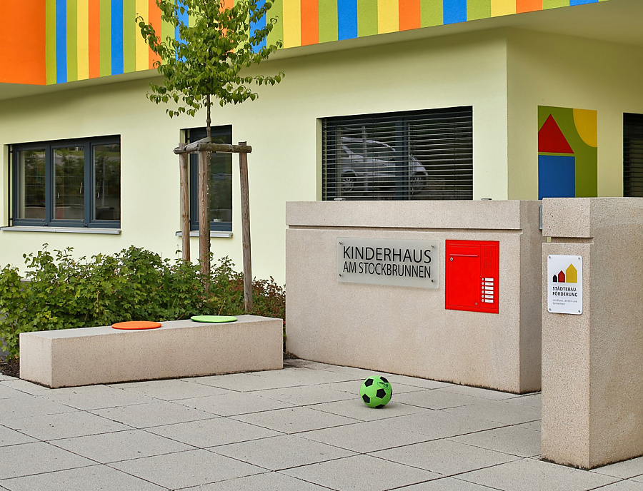 ARCADO Pflastersteine Kita Herbrechtingen Anwendung von ARCADO Pflastersteinen bei der Kita Herbrechtingen