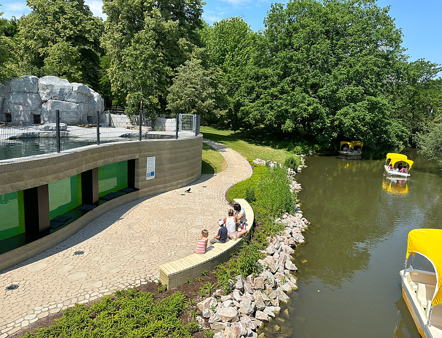 ARENA NOVA Pflastersteine und ARENA Pflasterplatten im Luisenpark in Mannheim