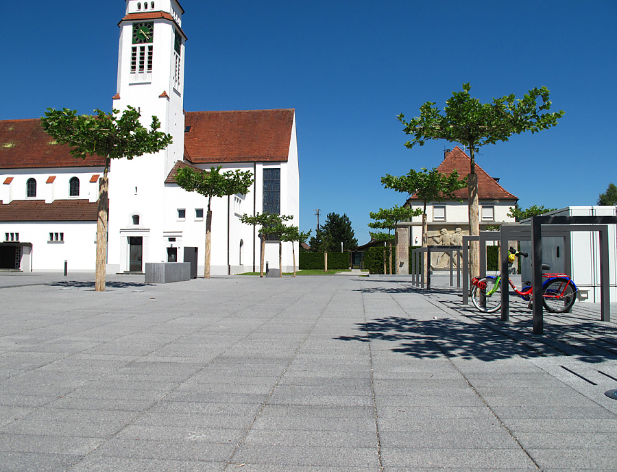 Anwendung von ARCADO Pflastersteinen in Meckenbeuren