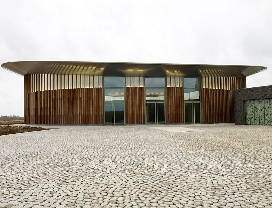 Anwendung von ARENA Pflastersteinen bei der Skulpturenhalle Neuss