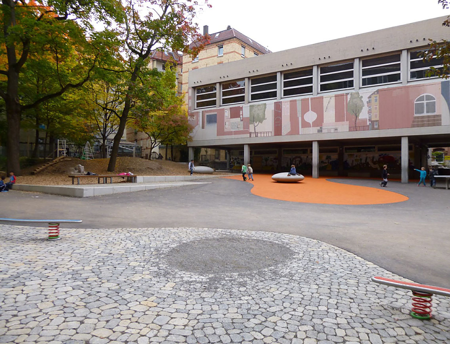 ARENA-Nova Pflastersteine Stuttgart Anwendung von ARENA NOVA Pflastersteinen