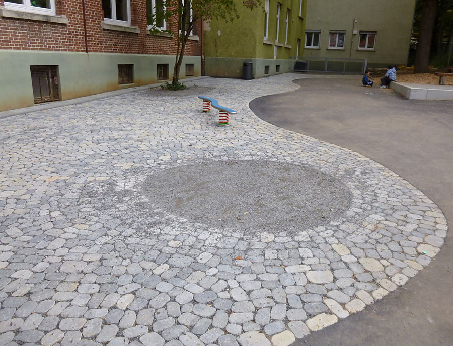 ARENA-Nova Pflastersteine Stuttgart Anwendung von ARENA NOVA Pflastersteinen