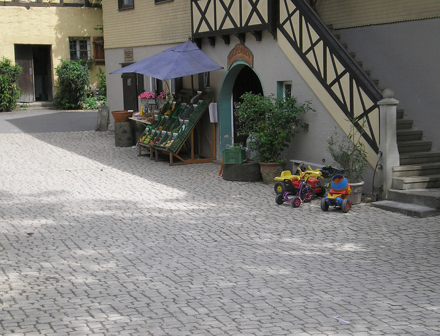 COURT-STONE Pflastersteine Eselsmühle Stuttgart Anwendung von COURT-STONE Pflastersteinen in Stuttgart