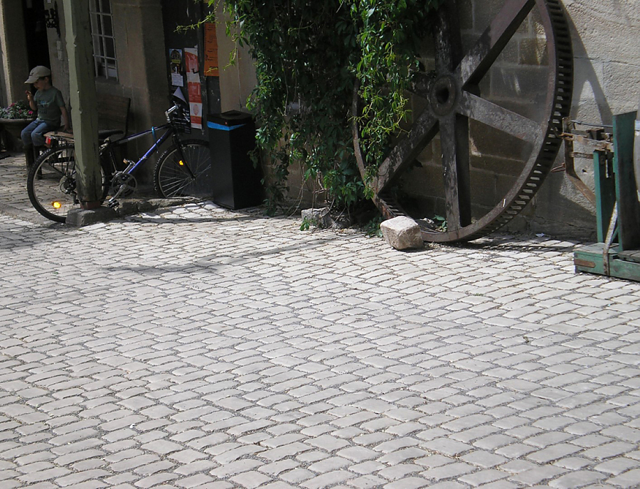 COURT-STONE Pflastersteine Eselsmühle Stuttgart Anwendung von COURT-STONE Pflastersteinen in Stuttgart