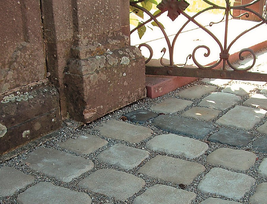 Anwendung von COURT-STONE Pflastersteinen in Horb-Dettingen