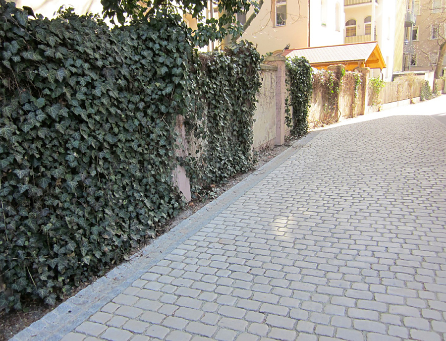 Anwendung von COURT-STONE Pflastersteinen in Nürnberg