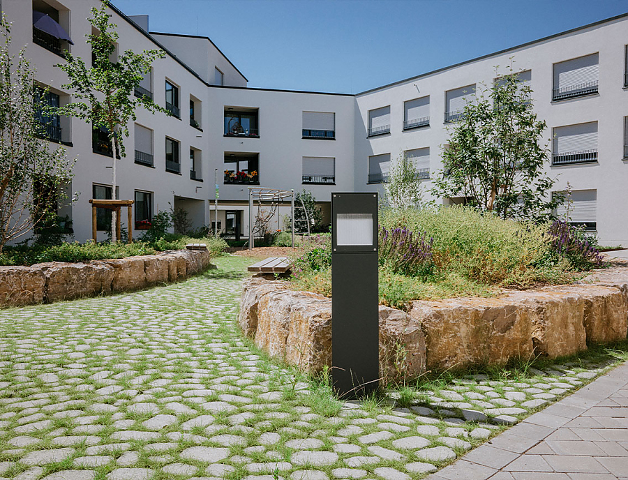 Penta Quartier in Reutlingen mit ARENA Vegetationsfugensteinen