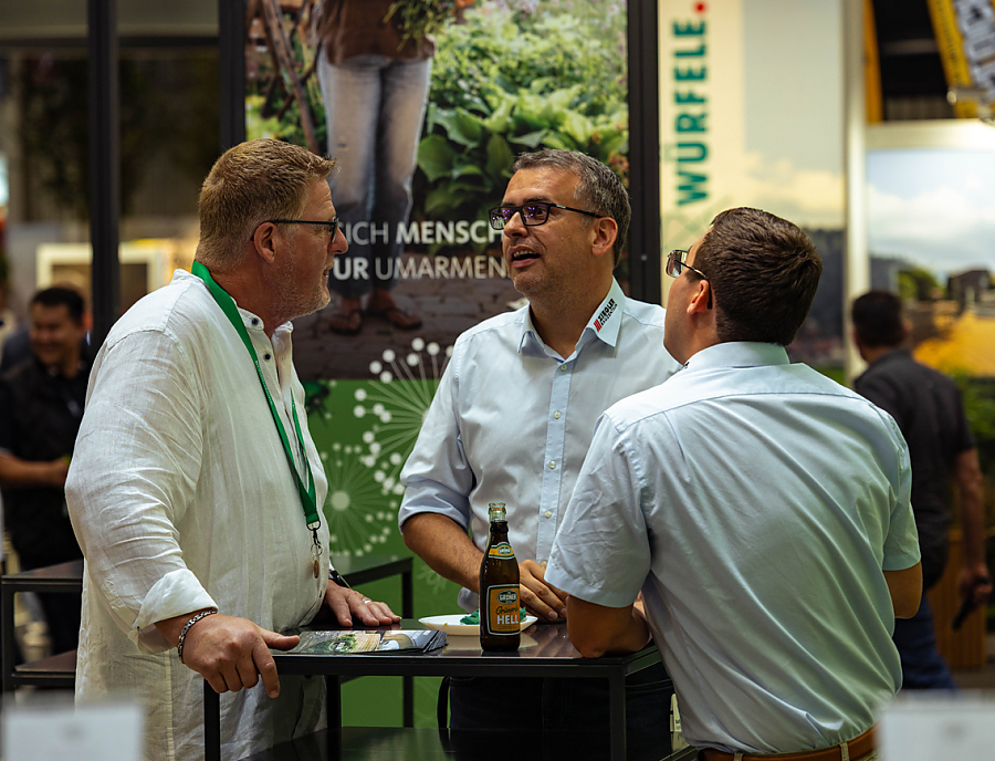 Messestand auf der Messe GaLaBau 2026