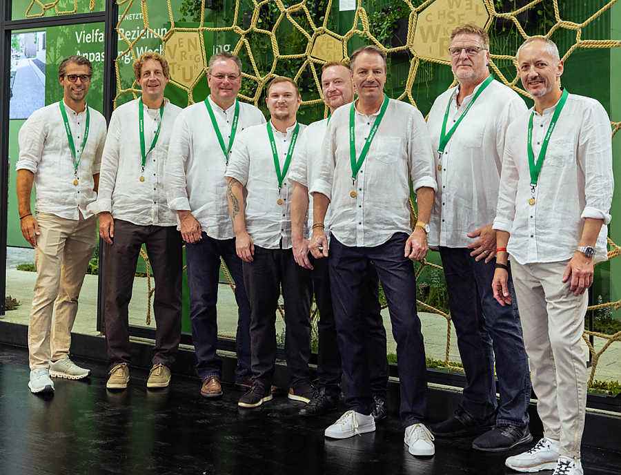 Team auf der Messe GaLaBau 2026