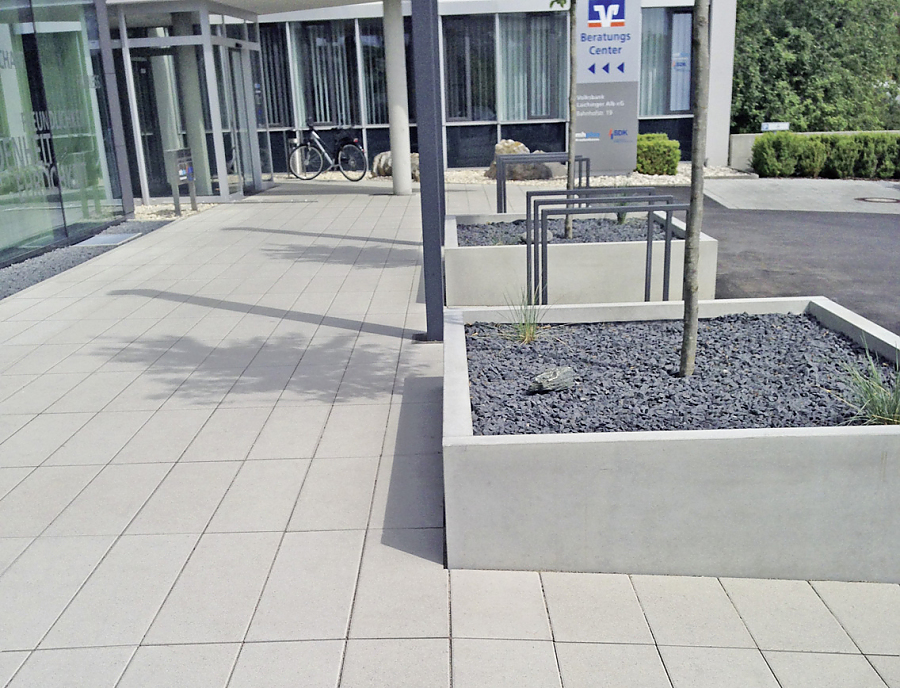 SPIRELL Pflastersteine Volksbank Laichingen