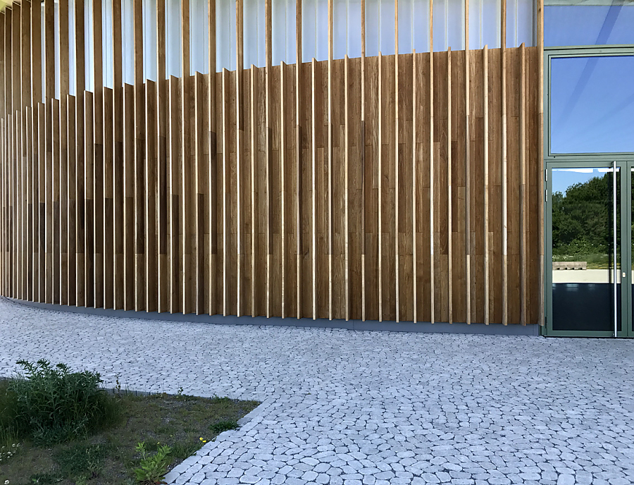 Anwendung von ARENA Pflastersteinen bei der Skulpturenhalle Neuss