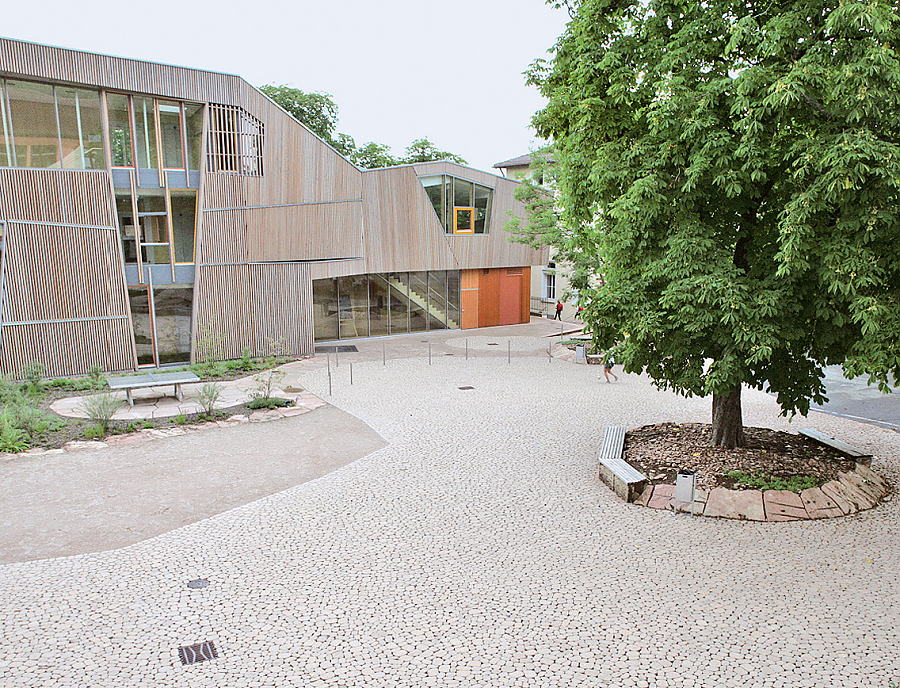 ARENA Pflastersteine Waldorfschule Stuttgart Anwendung ARENA Pflastersteine Stuttgart