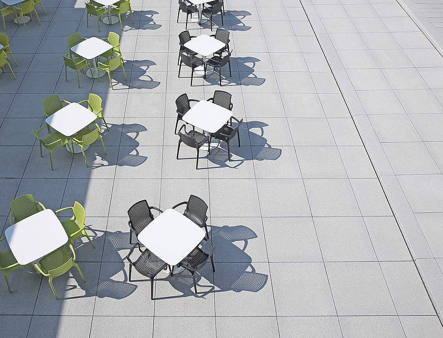 ARCADO Terrassenplatten Verlagshaus Nürnberg Anwendung ARCADO Terrassenplatten Nürnberg