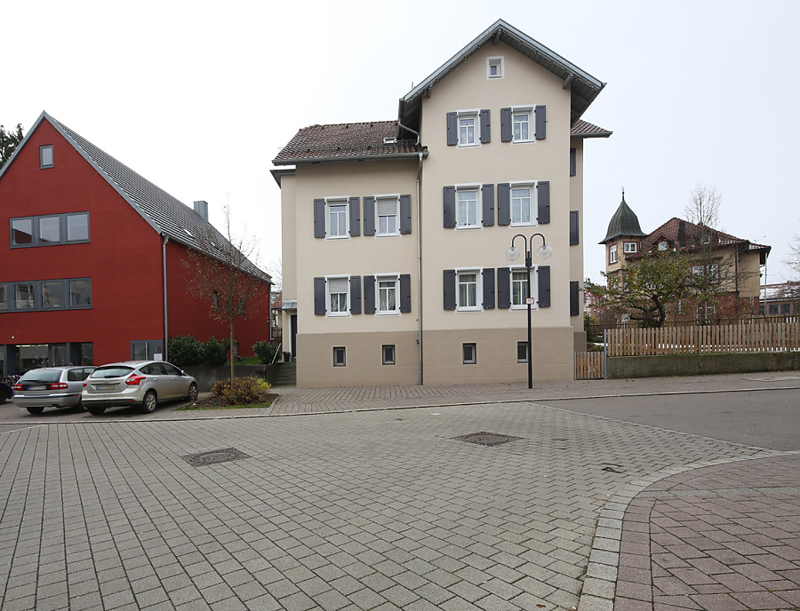 TESCADO Pflastersteine Ortsmitte Münsingen TESCADO Pflastersteine in der Ortsmitte Münsingen