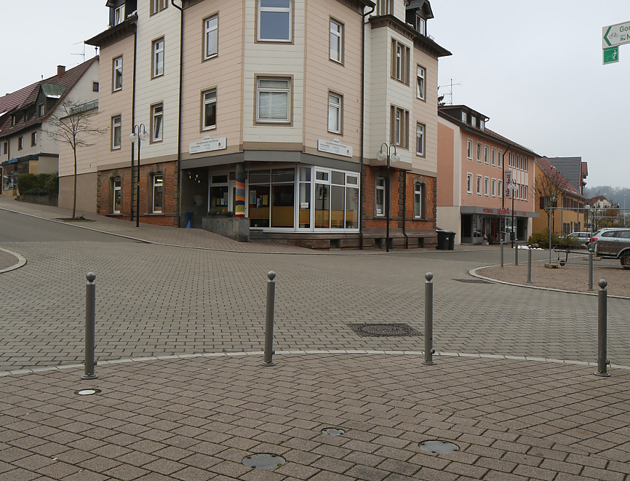 TESCADO Pflastersteine Ortsmitte Münsingen TESCADO Pflastersteine in der Ortsmitte Münsingen