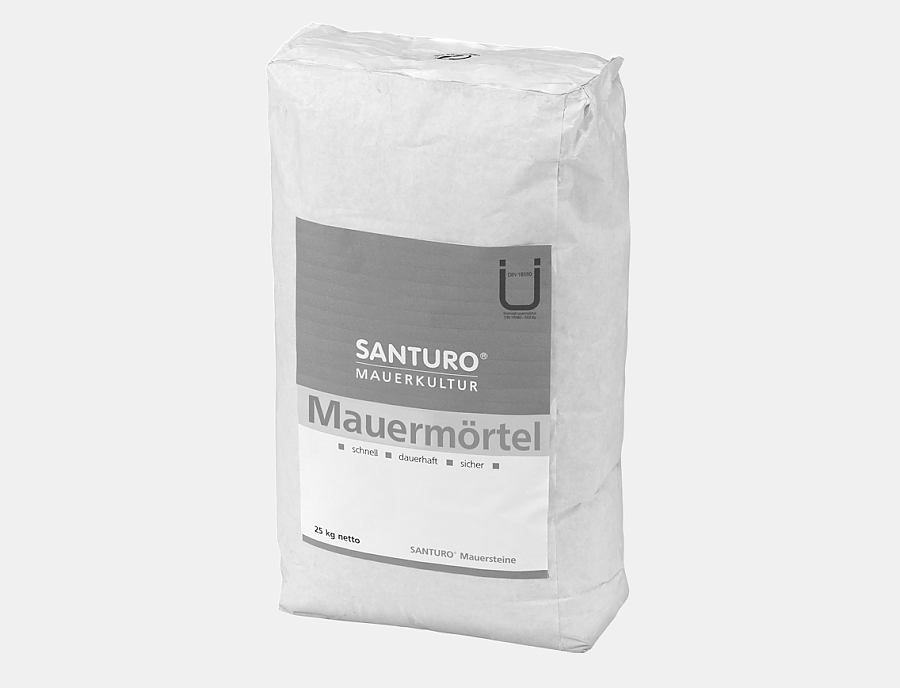 25 kg Sack SANTURO Mauermörtel