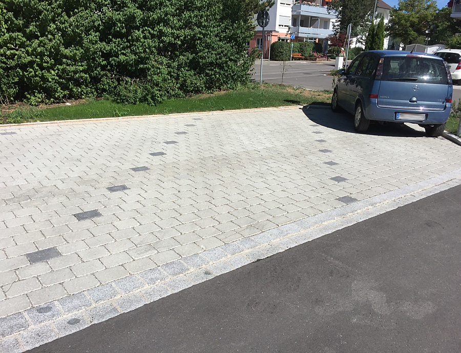 TEGULA Drainfugenstein bei der Dreifachturnhalle in Bad Wörishofen