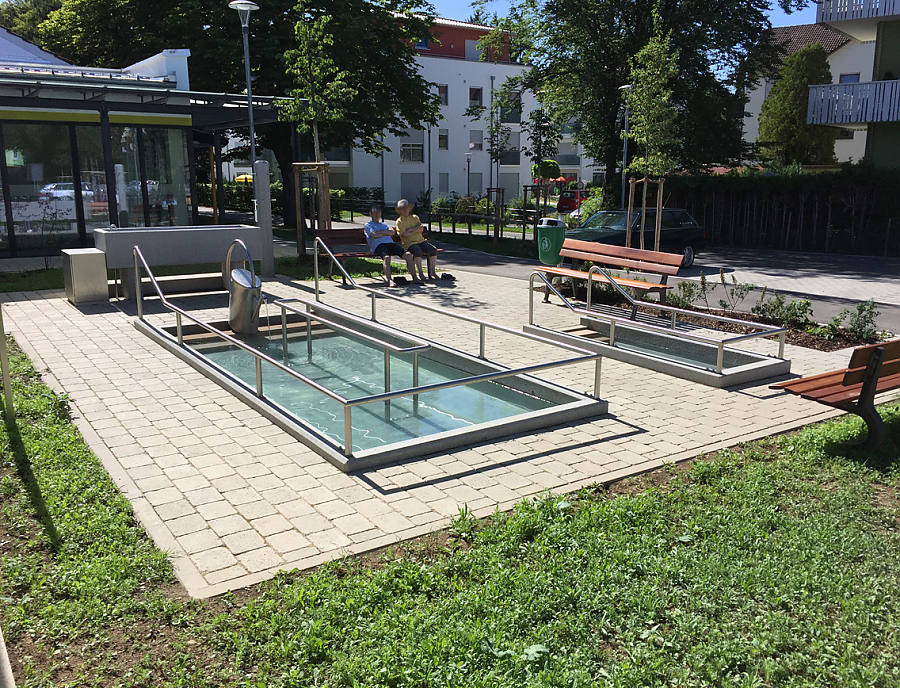 TEGULA Drainfugenstein bei der Dreifachturnhalle in Bad Wörishofen