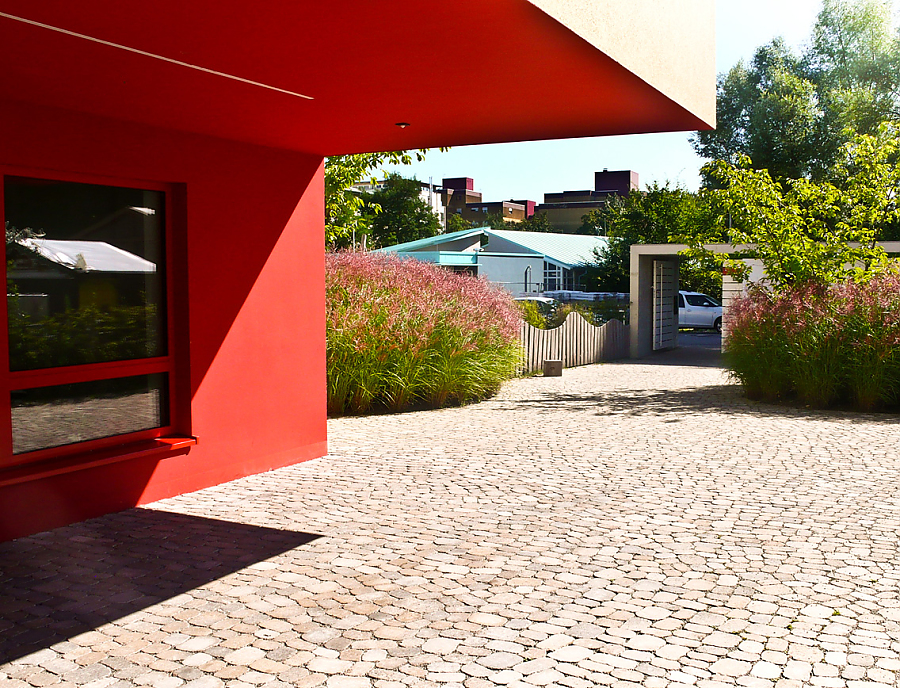 Anwendung von ARENA Pflastersteinen beim Kindergarten Konstanz