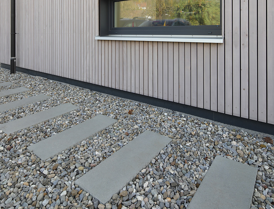 FORUM S Terrassenplatten und SPIRELL Pflastersteine Kita Spatzennest Lonsee