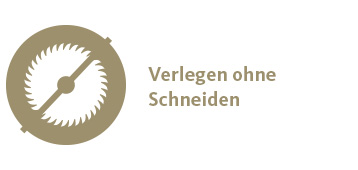 Icon: Verlegen ohne Schneiden