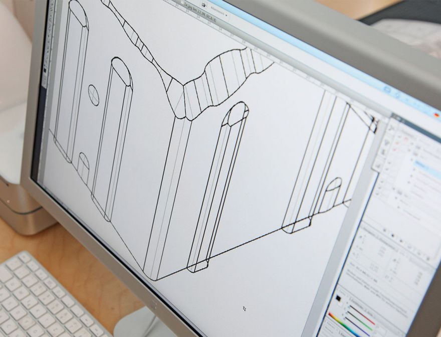 Eine Grafik auf einem Computerbildschirm.