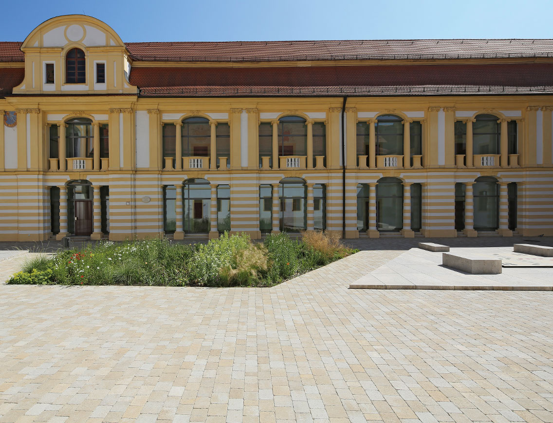 Anwendung TEGULA Pflastersteine am Kloster Rebdorf