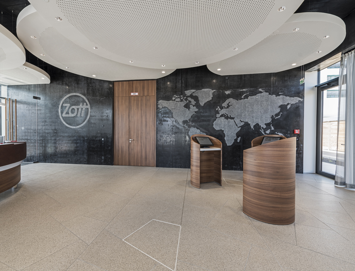 PODIUM ARCHITEKTUR Polygonalplatten Zott Mertingen Anwendung PODIUM ARCHITEKTUR Polygonalplatten Innenbereich Mertingen