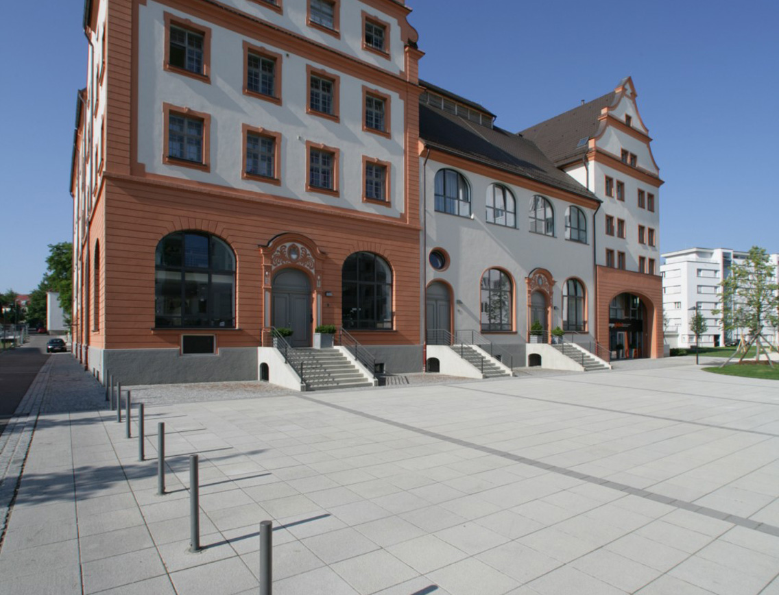 ARCADO Pflastersteine Brauereiviertel-Ulm Anwendung von ARCADO Pflastersteinen im Brauereiviertel Ulm