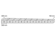 Steinzeichnung Arcado VS 5 Kurvensatz