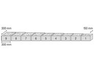 Steinzeichnung Arcado VS 5 Kurvensatz