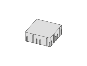 Steinzeichnung Bodenindikator Begleitplatte