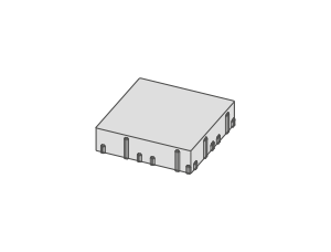 Steinzeichnung Bodenindikator Begleitplatte