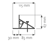 Steinzeichnung Pave Edge Starr