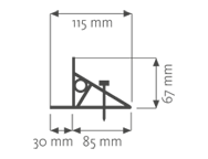 Steinzeichnung Pave Edge Starrflex