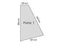 Steinzeichnung Podium Architektur Polygonal-Platte