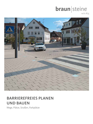 Titelbild der Broschüre "Barrierefreies Planen und Bauen"