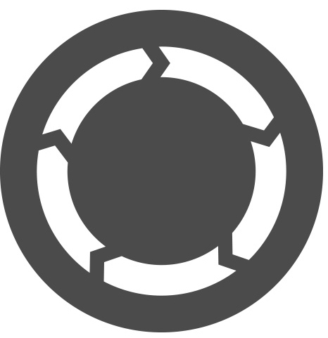 Symbol ganzheitliche Kreislaufführung